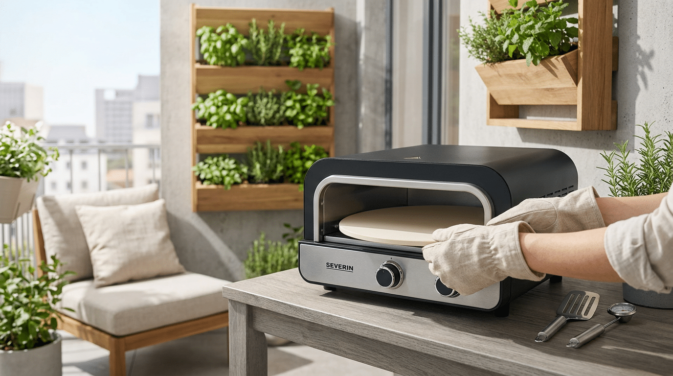 Knusprige selbstgemachte Pizza mit dem Severin Pizzaofen von Lidl – perfektes Ergebnis zu Hause